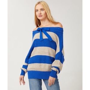 NWT Free People Cassidy Off-the-Shoulder Sweater